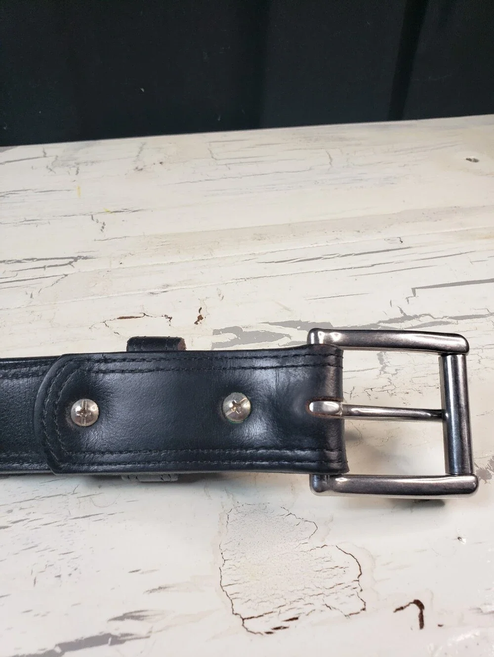 Hank's Belts 'The Montana Bison' Double Layer Function Wear/ All Wear  Belt - 46